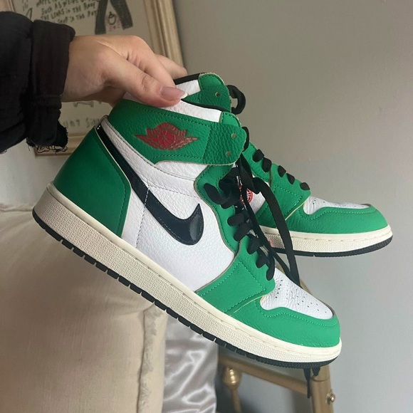 Lucky Green Air Jordans Brand New - Picture 1 of 5